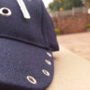 Blessed theme custom cap showing customization on the peak of cap