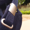 Blessed theme custom cap showing metal buckle enclosure on the back of cap