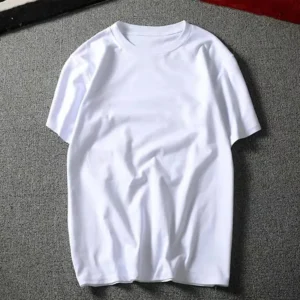 Casual Round Neck Plus Size Bottoming Shirt Men's Short Sleeve