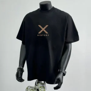 Cotton Loose Heavy Fashion Short Sleeve