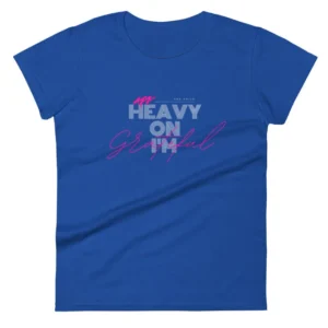 European And American Letter Printing Grateful Slim T-shirt