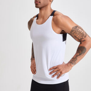 European Size Seamless Adhesive Sports Vest Men