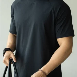Men's Casual Exercise Workout Quick-drying Short-sleeved T-shirt