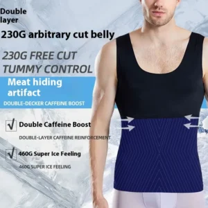 Men's Invisible Belly Contracting Vest Bra