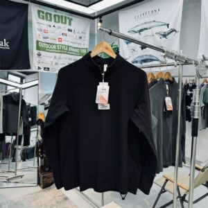 Stand-up Collar Long Sleeve Shirt