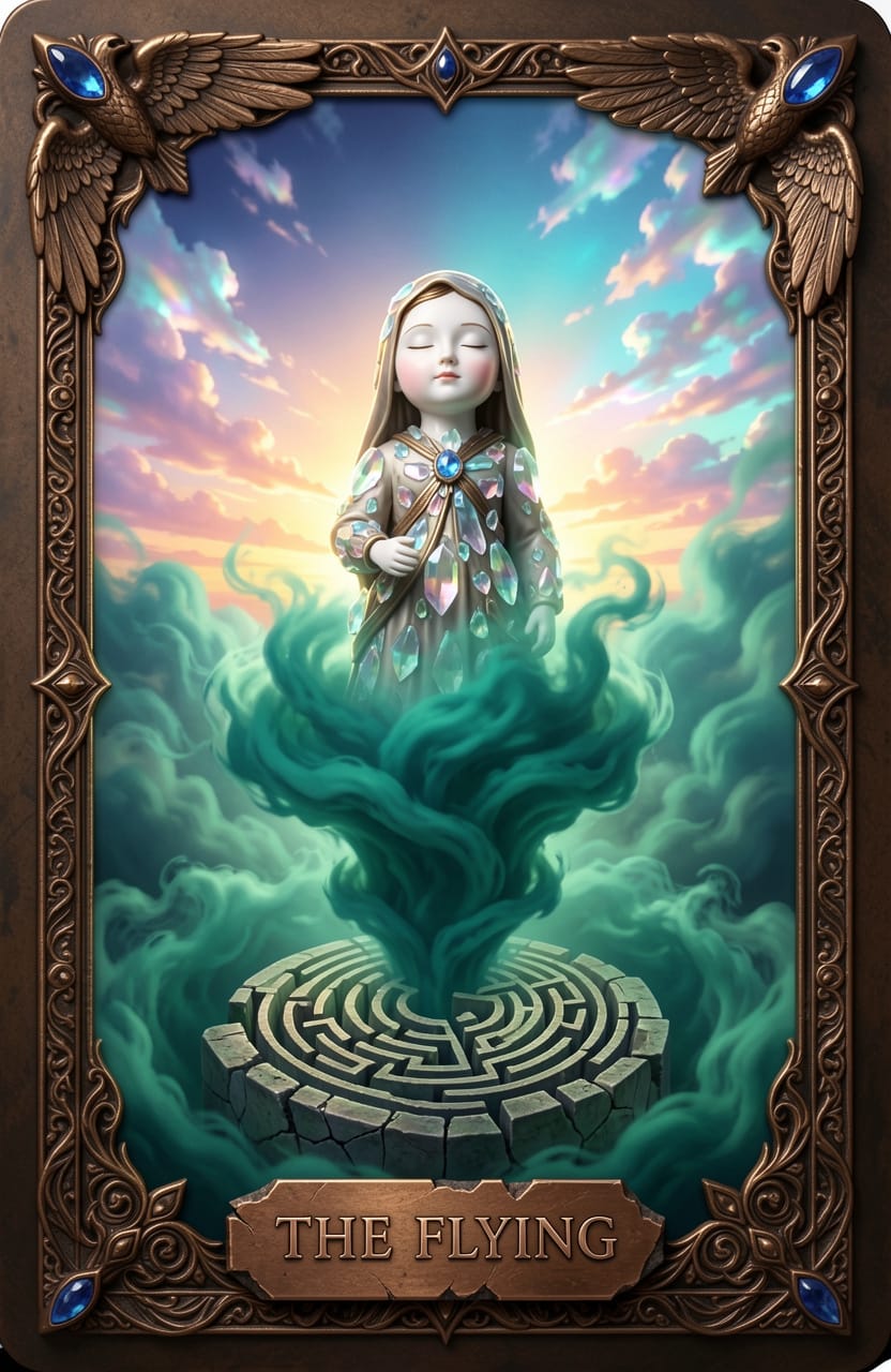 Flying dream meaning trading card