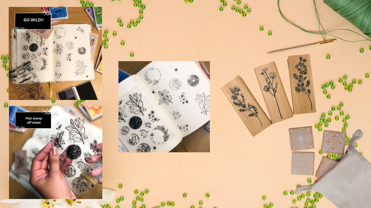Wooden and Silicone stamps from Capping SA