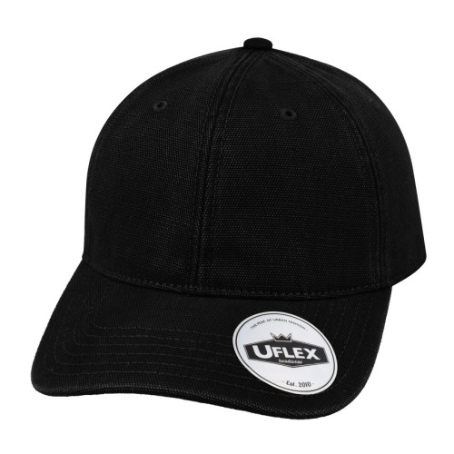6p-washed-canvas-dad-cap-black