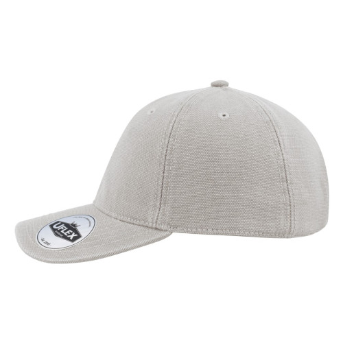 6p-washed-canvas-dad-cap-grey-left