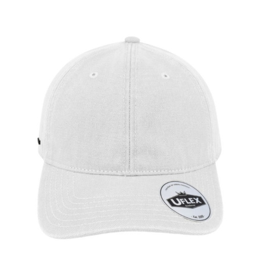 6p-washed-canvas-dad-cap-white-front