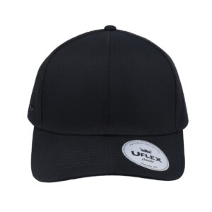 Uflex Classic Ultra-Lite 6 Panel Cap - Black/Black