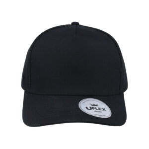Uflex Classic Ultra-Lite 5 Panel Cap - Black/Black