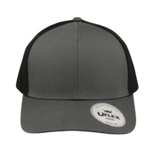 Uflex Classic Ultra-Lite 6 Panel Cap - Charcoal/Black