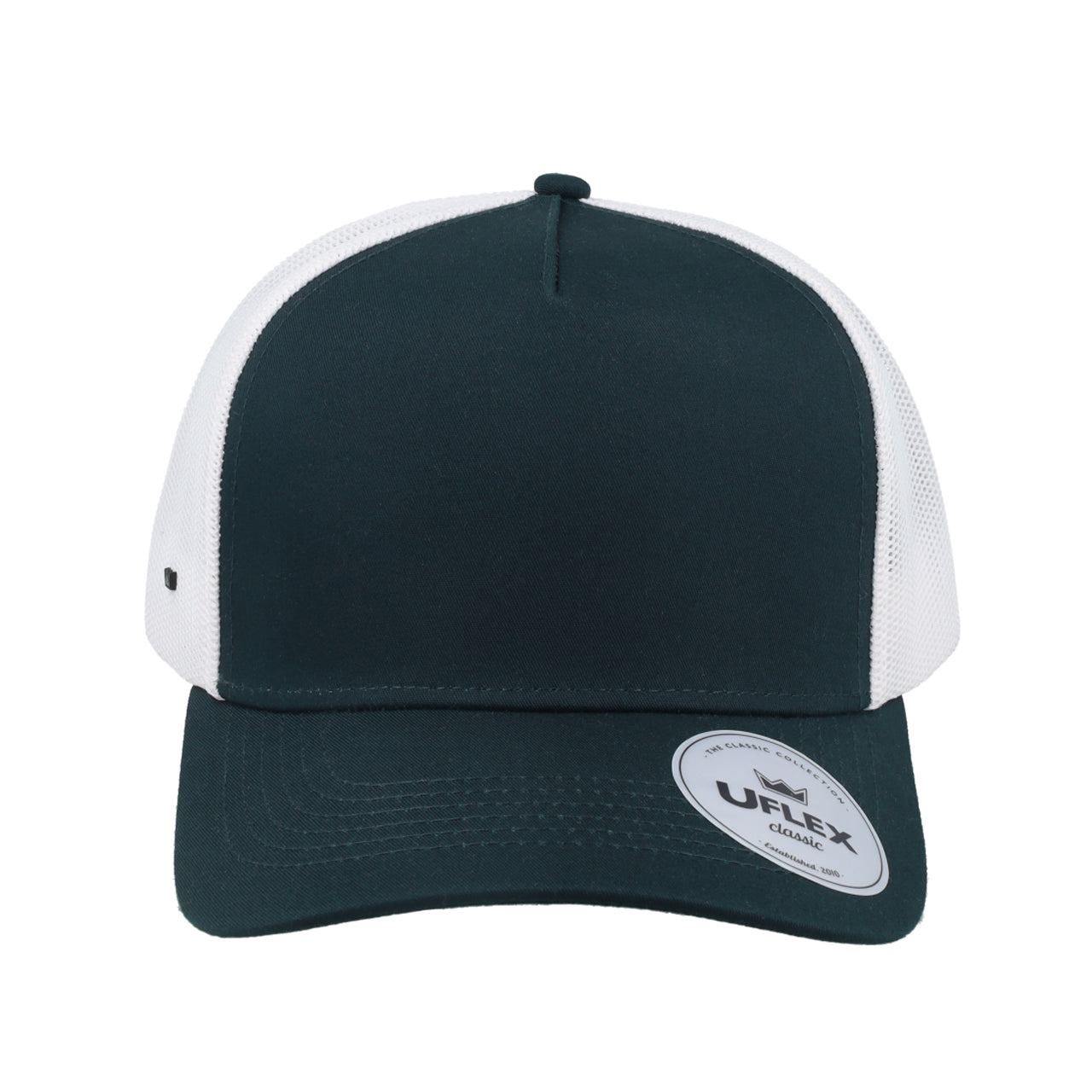 Uflex Classic Ultra-Lite 5 Panel Cap - Navy/White