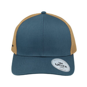 Uflex Classic Ultra-Lite 6 Panel Cap - Petrol/Khaki