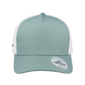 Uflex Classic Ultra-Lite 5 Panel Cap - Sky Grey/White