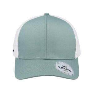 Uflex Classic Ultra-Lite 6 Panel Cap - Sky grey/White