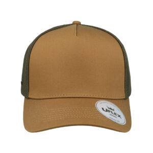 Uflex Classic Ultra-Lite 5 Panel cap - Tan/Olive