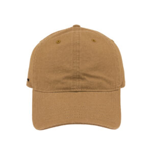 Washed Light Canvas Dad 6 Panel Cap - Tan