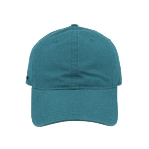 Washed Light Canvas Dad 6 Panel Cap - Marine Blue