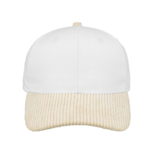 SA Two-Tone 6 Panel Cap - White/Cream