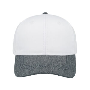 SA Two-Tone 6 Panel Cap - White/Denim