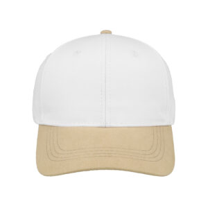 SA Two-Tone 6 Panel Cap - White/Stone