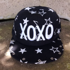 black-xoxo-custom-cap (1)