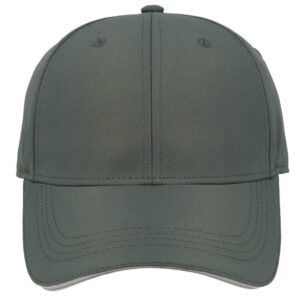 6 Panel Poly Ripstop Cap - Charcoal
