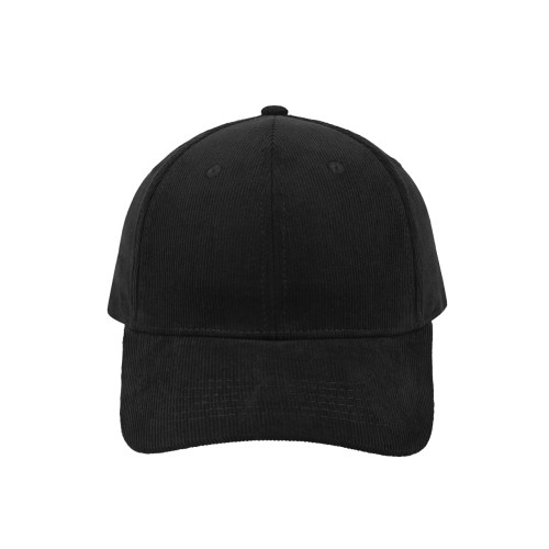 corduroy-6-panel-cap-black-front