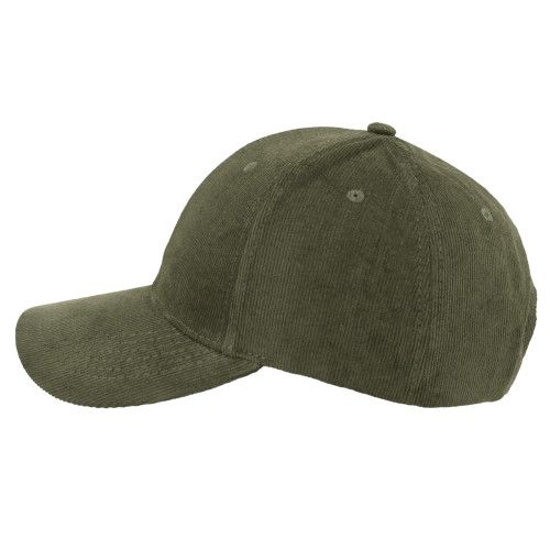 corduroy-6-panel-cap-olive-left