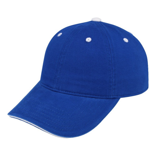 earth-life-6-panel-sandwich-peak-cap-royal-white