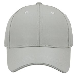 6 Panel Poly Ripstop Cap - Grey