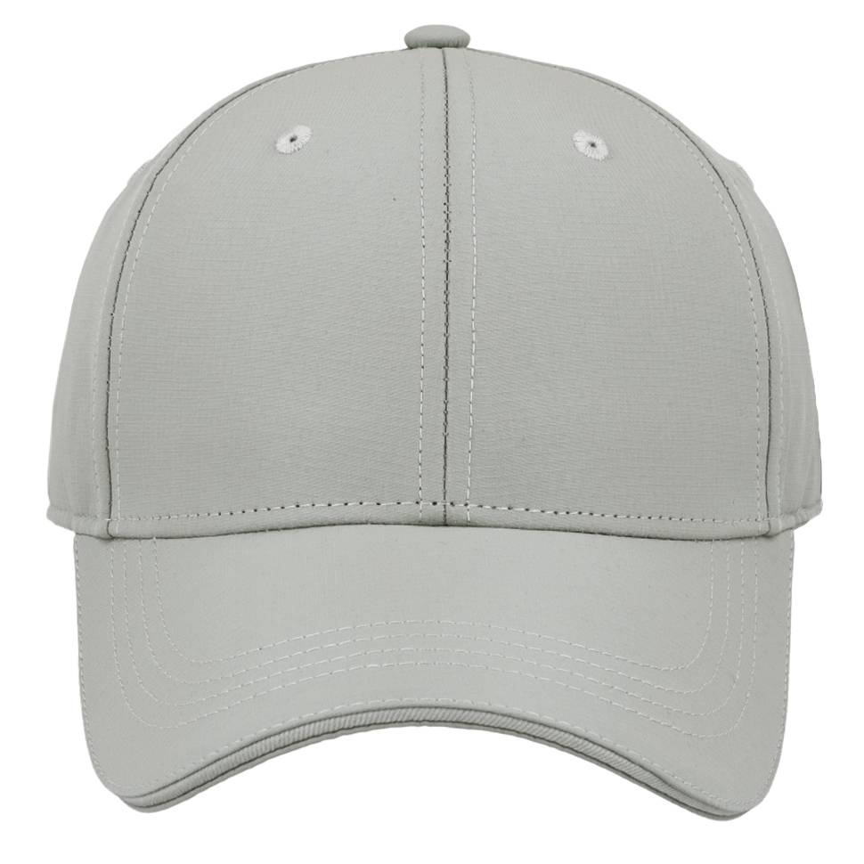 6 Panel Poly Ripstop Cap - Grey