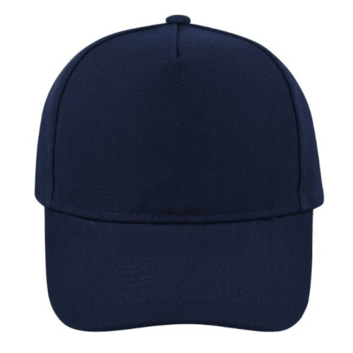kiddies-5-panel-fade-resistant-curved-peak-cap-navy-front