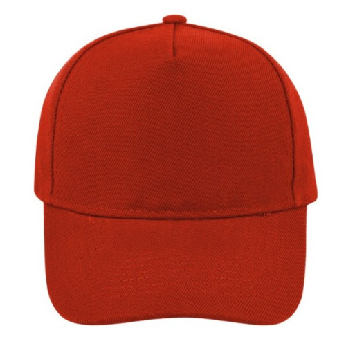 kiddies-5-panel-fade-resistant-curved-peak-cap-red-front