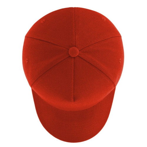 kiddies-5-panel-fade-resistant-curved-peak-cap-red-top