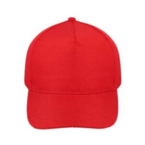 kiddies-5-panel-promo-cap-red-front
