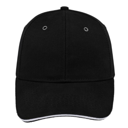 metal-sandwich-peak-cap-black-white-front