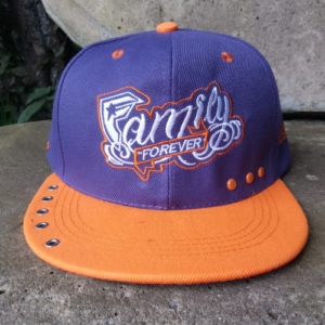 orange-purple-family-forever-custom-cap (1)