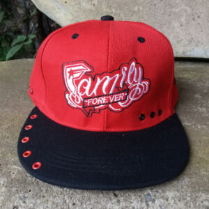 red-black-family-forever-custom-cap (1)
