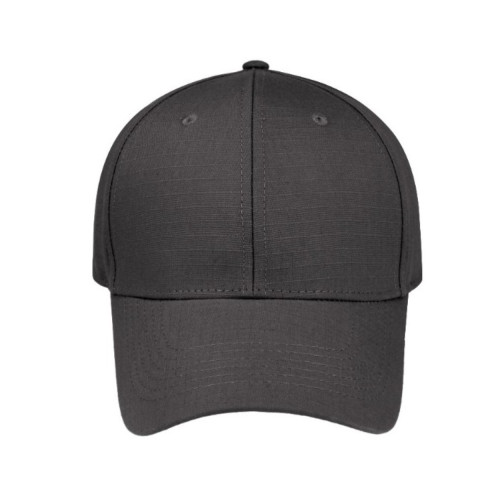 ripstop-6-panel-cap-charcoal-front