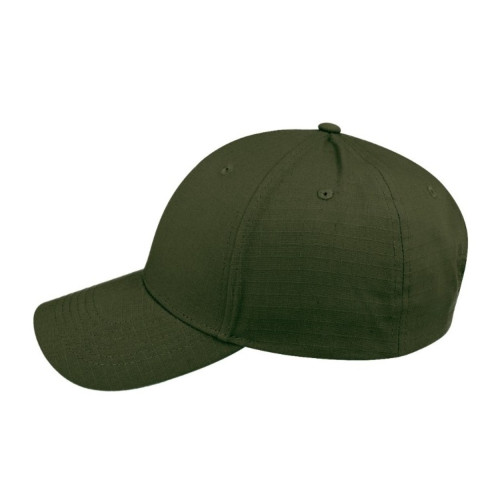 ripstop-6-panel-cap-olive-left