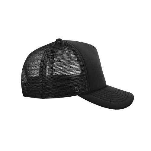 uflex-5-panel-curved-peak-trucker-snapback-cap-black-black-right