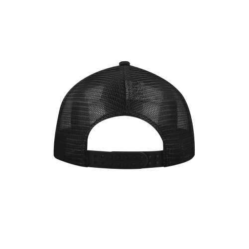 uflex-5-panel-curved-peak-trucker-snapback-cap-black-white-back
