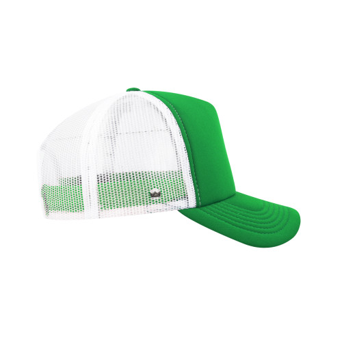 uflex-5-panel-curved-peak-trucker-snapback-cap-green-white-right