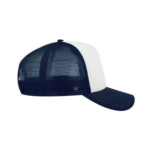 uflex-5-panel-curved-peak-trucker-snapback-cap-navy-white-right