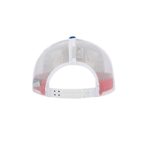 uflex-5-panel-curved-peak-trucker-snapback-cap-royal-white-back