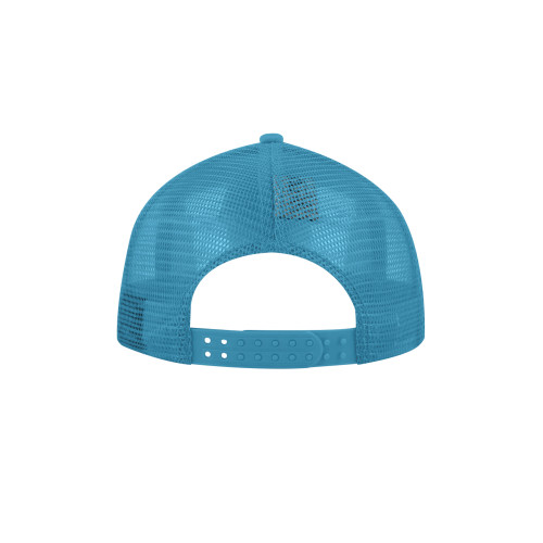uflex-5-panel-curved-peak-trucker-snapback-cap-sky-white-back
