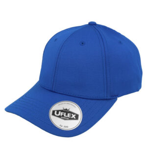 uflex-6-panel-snapback-cap-royal